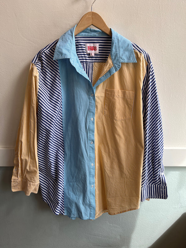 NWT Solid & Striped Size L Blouse